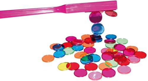 Eduplay magnetisch speelgoed - Magnetische staf met gekleurde fiches-2