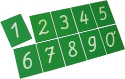 Eduplay apprendre les chiffres - Chiffres en papier de verre 0-9 jouet éducatif
