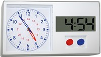 Eduplay leerklok speelgoed - Dual Learning Clock - klokkijken oefenen-3