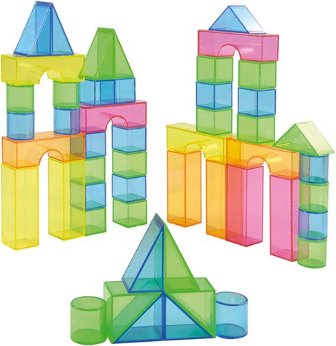 Clear blocks 50 pcs