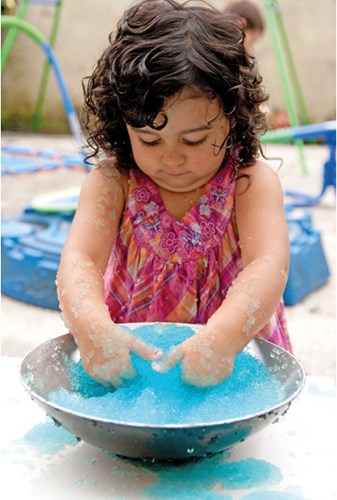 Eduplay sensorisch speelgoed slime blauw - educatief speelslijm-2