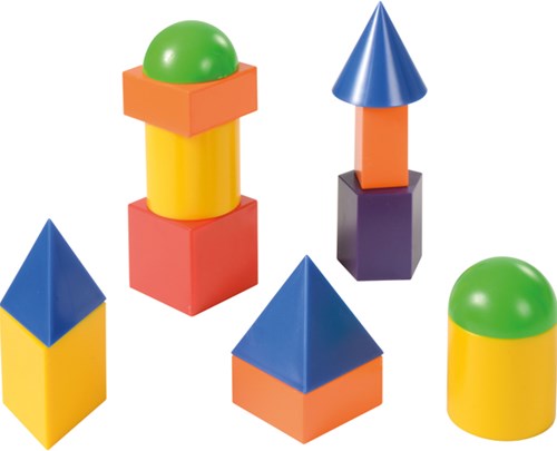 Eduplay geometrische vormen speelgoed set - kleurrijk - 36 stuks-2