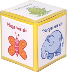 Eduplay dobbelsteen met vakjes 8 cm - schuim dobbelsteen spel