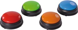 Eduplay buzzer speelgoed met licht en geluid - set van 4 stuks