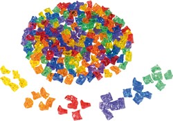 Eduplay pierres transparentes jouet set - 180 pièces - multicolore