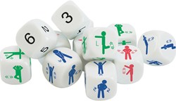 Eduplay bewegingsdobbelstenen educatief spel multicolor karton
