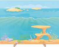 Eduplay tableau magnétique jouet Mega Magnetic Board Sea pour enfants
