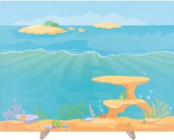 Eduplay magneetbord speelgoed Mega Magnetic Board Sea voor kinderen