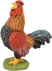 Bullyland speelfiguur haan - boerderijdier kunststof 5 cm