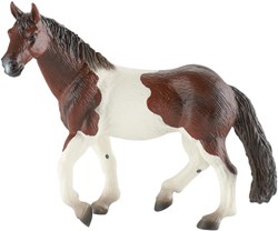 Bullyland speelgoed paard Paint Horse merrie - speelfiguur rubber
