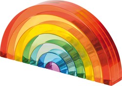 Eduplay pierres jouets arc-en-ciel - pierres acryliques colorées