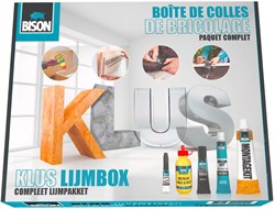 Bison lijm box klusset - handige lijmoplossing voor klussen en hobby
