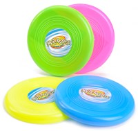 Kleine gekleurde frisbee kunststof speelgoed voor kinderen groen