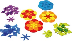 Eduplay jouet acrylique set Mandala fleurs - formes colorées