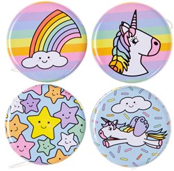 Duckiez yo-yo en métal licorne - jouet coloré pour des jeux magiques