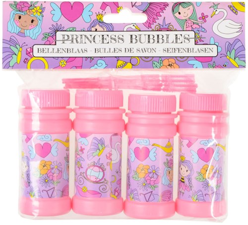 Bellenblaas prinses speelgoed set 4x50ml - bellenblaas traktatie