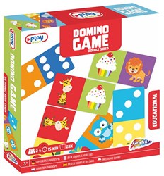 Grafix jeu de dominos double face jouet éducatif pour enfants
