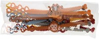 Bracelet animaux sauvages lot de 12 bracelets enfants colorés plastique-2