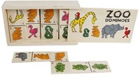 Domino bois FSC jouet éducatif enfant - jeu de dominos en bois 28 pièces