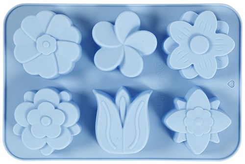 Creativ Company siliconen bloemen gietvorm 60x75 mm voor hobby