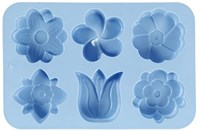 Creativ Company moule à fleurs en silicone 60x75 mm pour loisirs créatifs-2