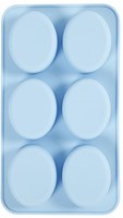 Creativ Company moules silicone ovales bleu clair 28x16x2,5 cm - loisirs créatifs
