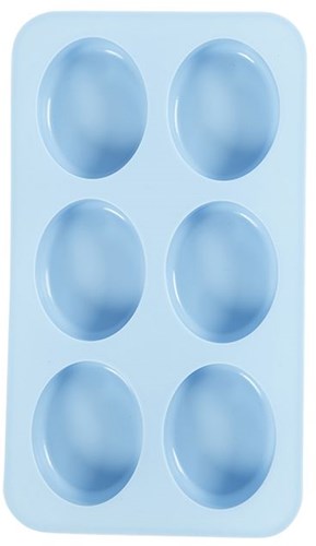 Creativ Company moules silicone ovales bleu clair 28x16x2,5 cm - loisirs créatifs-2