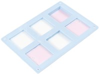 Creativ Company moules silicone DIY pâtisserie bleu clair 21,5x14,5x2,5cm