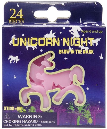 Glow in the dark Licorne 3 ânes. 8881-3