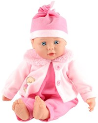 Zachte baby pop poppenhuispop roze 40 cm speelgoed cadeau