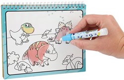 Kleuren met water Dino boek 46845B