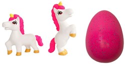 Groei-Ei eenhoorn speelgoed roze magisch XL ei unicorn 50 cm