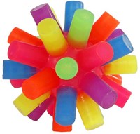 Stuiterbal Pogo met licht - Speelgoed bal 7,8cm met LED effect