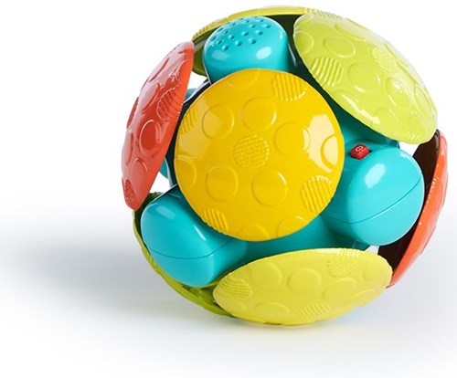 Bright Starts interactieve speelbal Wobble Bobble Crawl & Chase multicolor-2