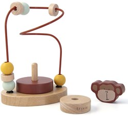 Trixie houten kralenframe - educatief speelgoed Mr. Monkey aap FSC