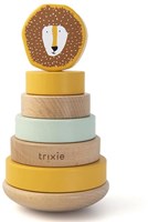 Trixie tour à empiler en bois - jouet éducatif Mr. Lion jaune bois FSC-2