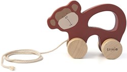 Trixie houten trekspeeltje - aap - FSC hout - babyspeelgoed - Mr. Monkey