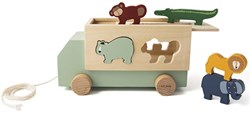Trixie jouet en bois - camion animalier - camion FSC avec animaux pour enfants