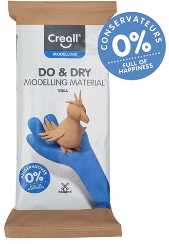 Creall boetseerklei zelfhardend 500g terracotta - luchtdrogende klei-2