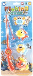 Jeu de pêche avec canne jouet coloré pour enfants dès 3 ans