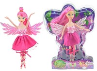 Fee pop glittervleugels modepop roze speelgoed pop 22 cm-2