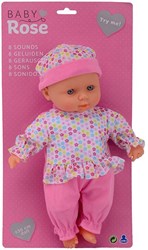 Baby Rose Baby roos pop +/- 30 cm. 27443