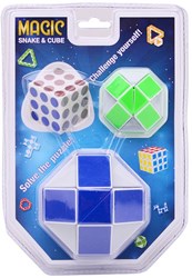 Cube magique et serpent en blister 25037