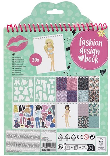 Livre de design de mode jouet créatif pour enfants et adolescents-3