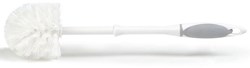 Linea brosse de toilette plastique blanc pour hygiène salle de bain nettoyage