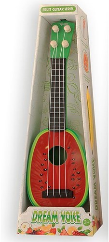 Guitare jouet fruit jeu éducatif carton enfants multicolore-2