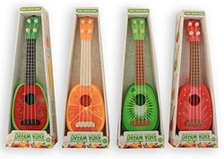 Guitare jouet fruit jeu éducatif carton enfants multicolore