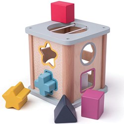 BigJigs boîte à formes en bois FSC 100% jouet éducatif