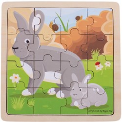 Bigjigs Casse-tête Lapin et Chaton