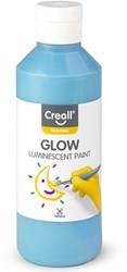 Creall glow in the dark verf blauw - lichtgevende verf 250ml